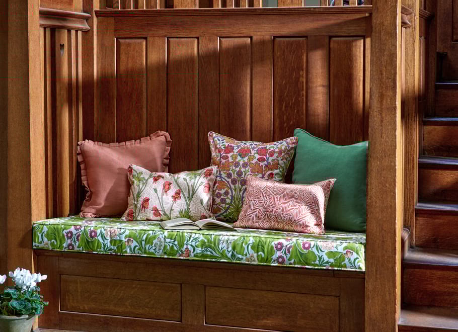 SDG Morris&Co Morris WilliamMorris BedfordPar Tapet Tekstil Gardin Puter Intag Interiragenturerjsveen 1